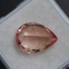 Natural Padparadscha Sapphire Pear 16 Ct Flawless Certified Loose Gemstone
