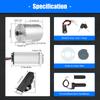 3KW Brushless Motor Kit, 48-72V Electric Bike Conversion Kit with Pedal Accelerator for Scooter E-bike Go Kart DIY Modification