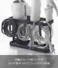 Yamazaki Jitsugyo Hair Dryer & Hair Iron Stand Tower Black 2285