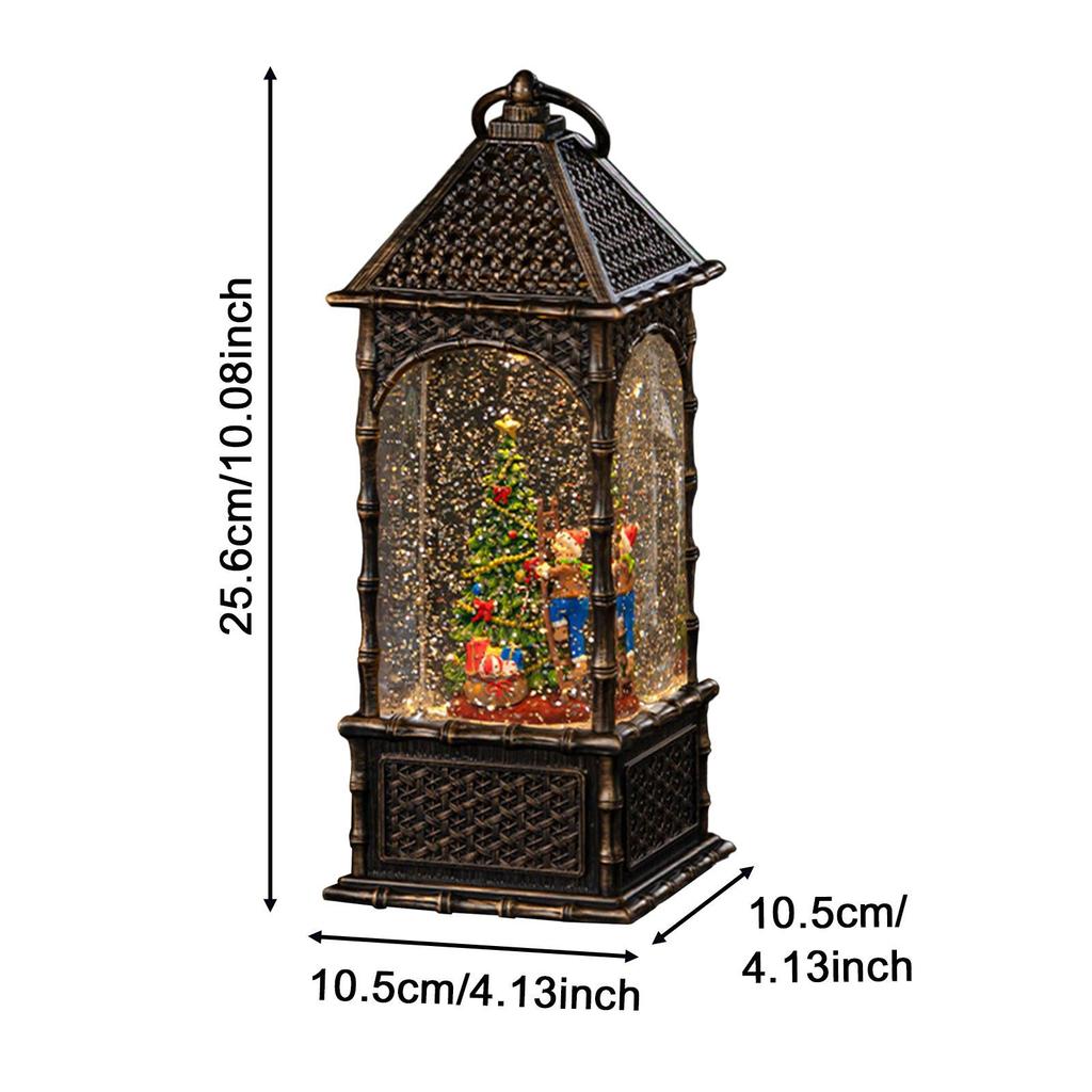 Vánoční dekorace hudební krabice Vánoční ozdoba na hračky pro vnitřní domácí obývací pokoj