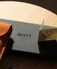 Matt New Vecchio Cowhide Card Holder Camel Brown
