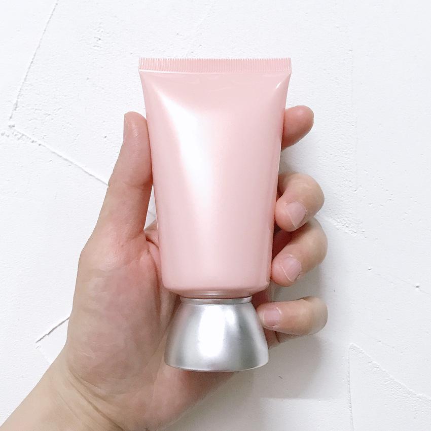 Pearlescent Pink 60ml PE Soft Tube for Facial Cleanser & Makeup Remover Gel