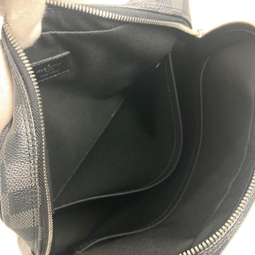 Louis Vuitton N41408 Damier Graphite Dayton PM Messenger Shoulder Bag Black