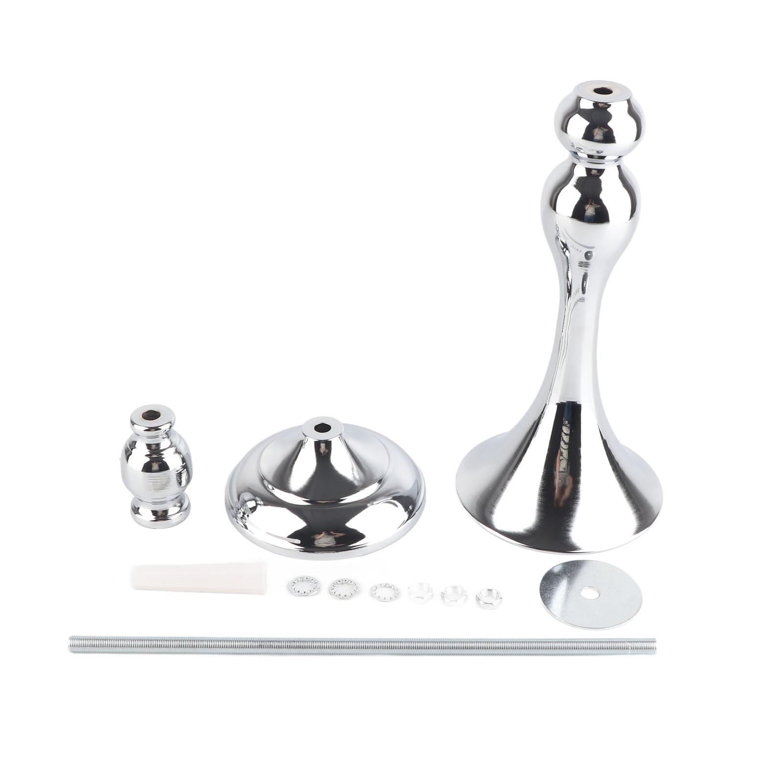 

Flower Arrangement Stand Exquisite Workmanship Simple Modern Silver Candle Holders for Weddings