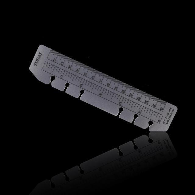 A5/A6/A7 Bookmark & Painting Ruler, Thickened 60 Silk, DIY Six-Hole Loose-Leaf Notebook, Standard 6 Holes