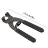 New Black 2/4 Teeth Silent Diamond Cutting Pliers Leather Punching Tool