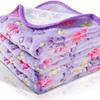 All-Season Coral Fleece Pet Blankets for Dogs & Cats, Paw Print Design, Available Now