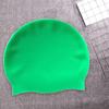 Swim Cap Elastic Put On Easily Silicone Silicone Swimcap Long Hair for Training