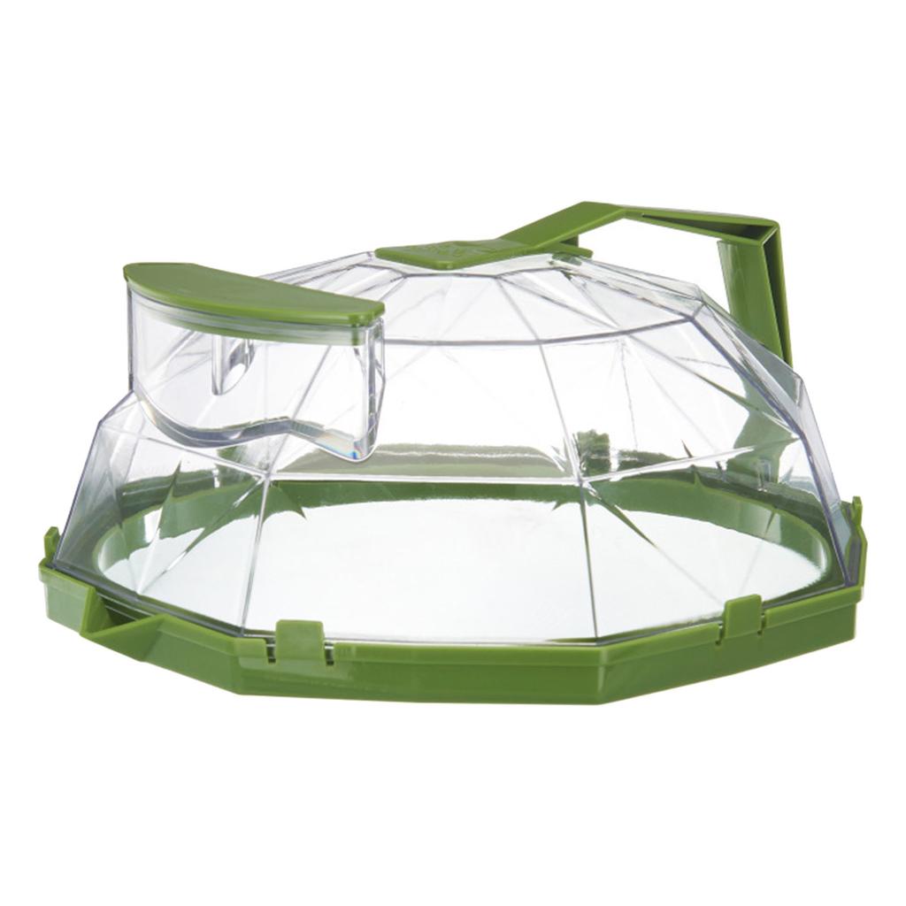 Microwave Food Cover with Handle High Temperature Resistant Microwave Splatter Cover Plate Guard Cover with Air Vent