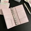 Pink A6 Loose Leaf Notebook Polka Dot Agenda Planner Kawaii Journal Notebook  School