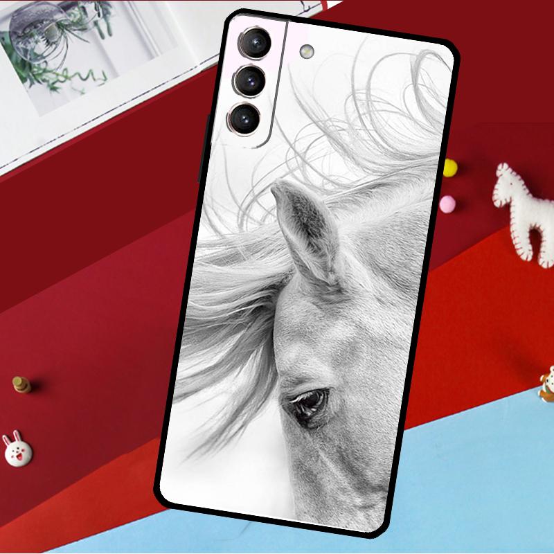Custodia Disegno Cavallo Per Samsung Galaxy S26 S25 S23 S22 S20 S24 Ultra S9 S10 Plus S21 FE S25 FE Custodia Telefono