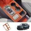 Fit For Ford Maverick - Orange ABS Central Control Gear Shift Panel Trim