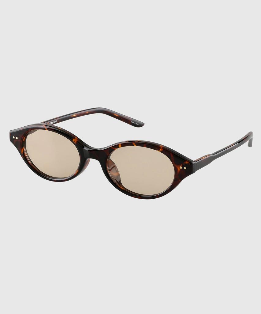 Tuditeo Sho Tinted Lightweight Horn-Rimmed Unique Sunglasses Nylon Tinted Lenses C2 Leopard