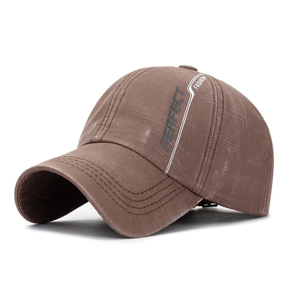 PERFECT FASHION Peaked Cap Cotton Streetwear Hats Fashion Dad Hat  For Man Women Unisex коричневый