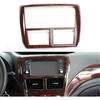 Car Styling Compatible with Subaru Forester 2008-2012 Dashboard Central Console Frame Trim Styling ABS Molding(Wood Color)