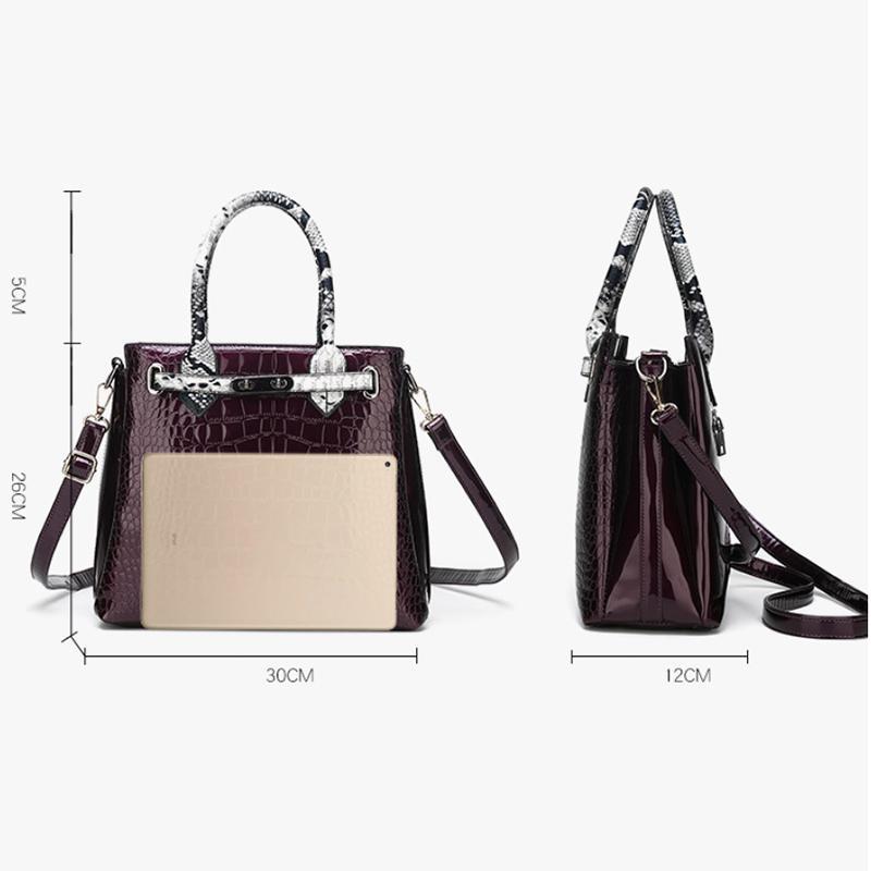 SCIONE Borse Borsa a tracolla di grande capacità con tracolla in pelle modello moda