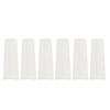 6PCS Roof Rack Removal Cover High Strength ABS Roof Drip Rack Molding Trim Clips Set for Fj Cruiser 2007‑2014 White OE: