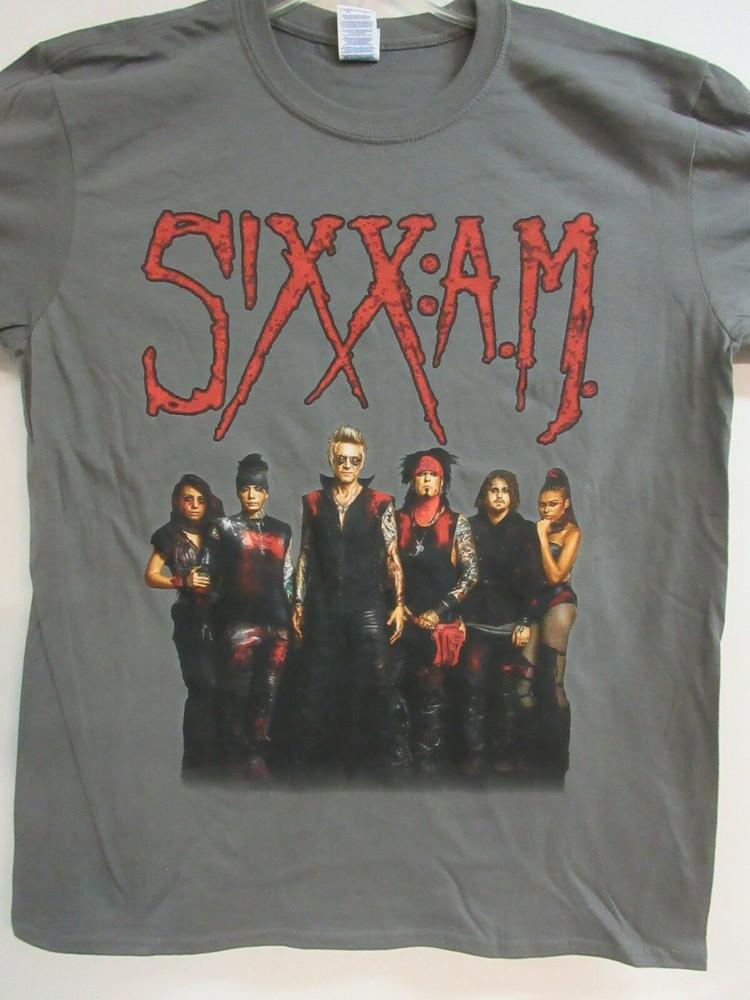 

SIXX AM OFFICIAL MERCH SPLATTER 2016 TOUR CONCERT NIKKI SIXX MUSIC LARGE Unisex T-Shirt S