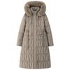 Sleeves Detachable Fashion Woman Winter Coats Hooded Faux Fur Collar Thick Warm Long Parkas Women's Jackets