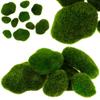 Decorative Stone Mossy Artificial Moss for Forest In a Jar 10 Pieces