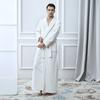 Mens Solid Thicken Velvet Robe Bathrobe Gown Pajamas Sleepwear Pocket Waistband