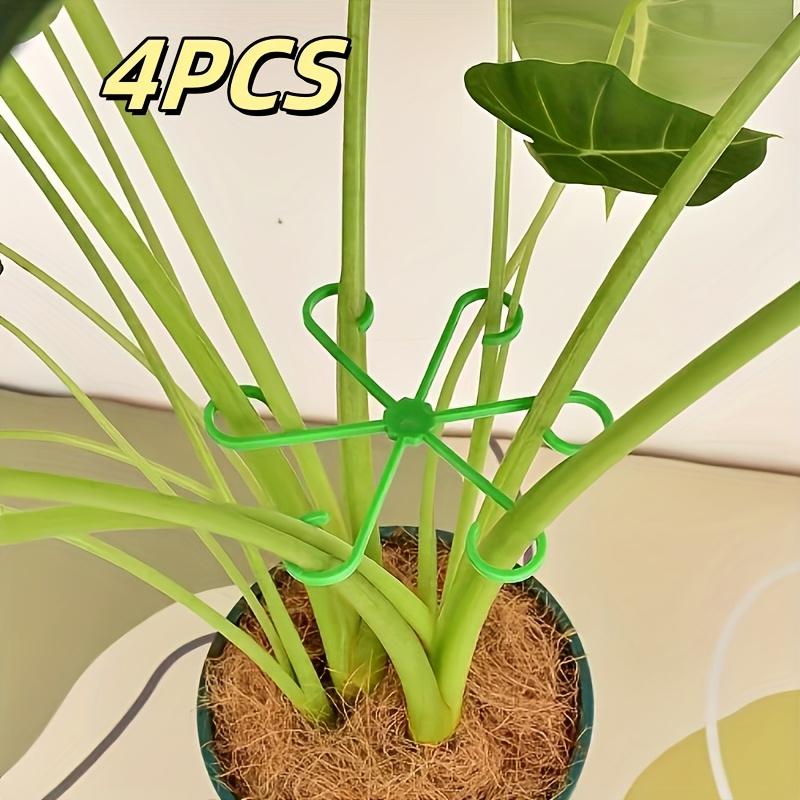 4pcs Plant Anti-Toppling Support Pole Green Plant Fixator Flower Hydroponic Folding Fixed Support Vegetation decoration plant