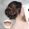 6 Pcs French Hair Side Combs Women Hair Comb Accessories Set Plastic Twist Decorative Comb Hair Clips Bridal Wedding Veil Teeth HairCombs for