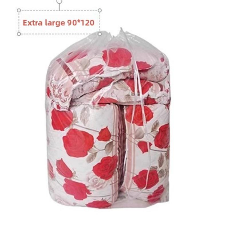 Worki do przechowywania ubrań, Pyłoszczelne, Duże, Przezroczyste worki, Domowe, Dużej pojemności, do przechowywania pościeli bawełnianej, do przeprowadzki