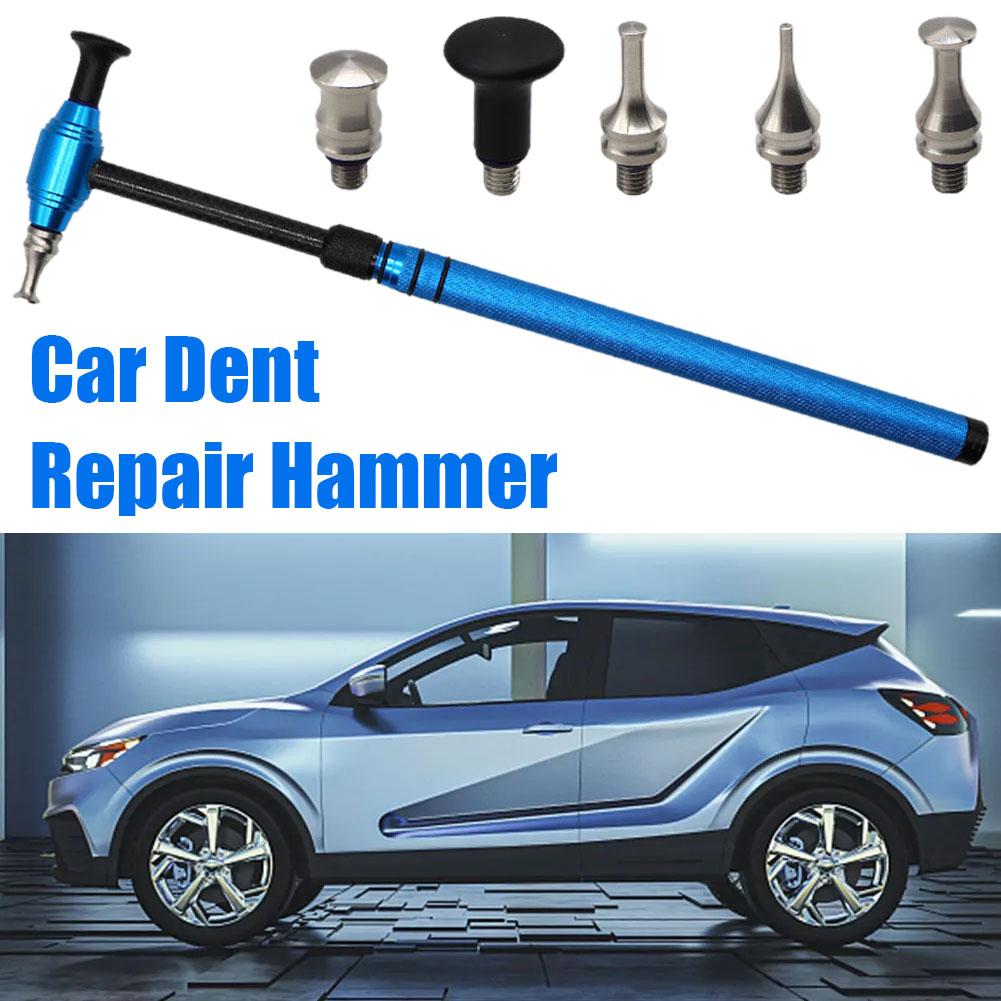 Adjustable Car Length Hammer Dent Repair Hammer No Trace Shaping Body Sheet Metal Dent Repair Striking Hammer Leveling Tools