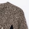 Spring 2025 Women's Plaid V-Neck Knit Cardigan