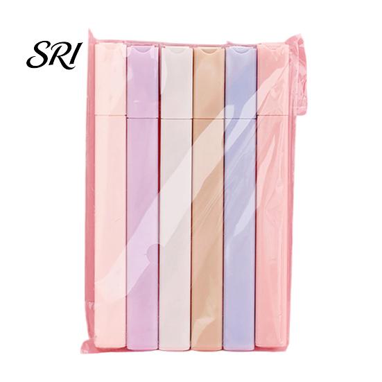 Highlighter Pen 6Pcs Pastel Set for Students Large Capacity Eye-Care Student Highlighters Markers Journaling Notes Quick-Dry Dual-Tip Cute School