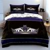 Purple Crown Royalty Bed Set Design Print Bedding Set Duvet Cover Pillowcases (1* Duvet Cover 2* Pillowcases Do Not Include Comforter)
