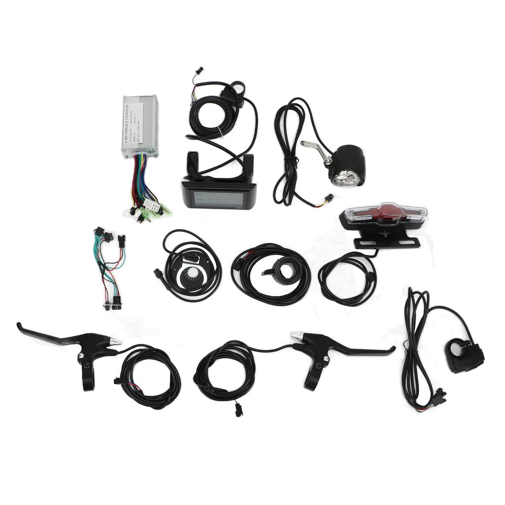 36V 48V 17A Bike Modified Controller S900 Dispaly Panel Electric Bike Conversion Kit for 250W‑350W Gear Motor