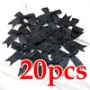 20Pcs/pack 25mm Decorative Ribbon Bow Gift Packaging Bowknot Handicrafts Birthday Wedding Decorations DIY Craft Material