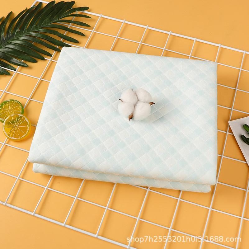 Large Combed Cotton Incontinence Pad - Waterproof, Breathable, Non-Slip with Fixing Straps, Washable Full Bed Sheet Tatami