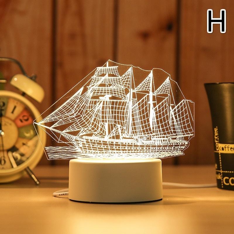 2 Basi Per Lampada 3D LED Con Cambio Colore, 16 Colori, Alimentazione USB O A Batteria (non Incluse), Per Pannelli Acrilici, 87x87x40 Mm