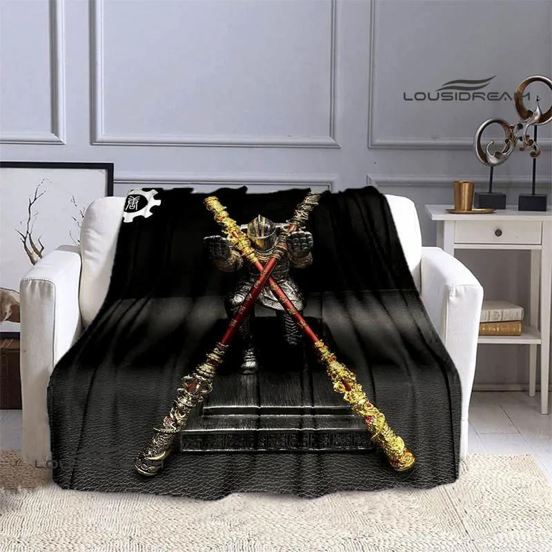 3D game Black Myth: WuKong Printed blankets Warm Flannel blankets Soft and comfortable blanket bed linings Birthday Gift