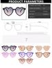 Summer Cute Heart Sunglasses Outdoor Uv Protection Sun Glasses Baby Girls Classic Boy Uv400 Gradient Eyewear