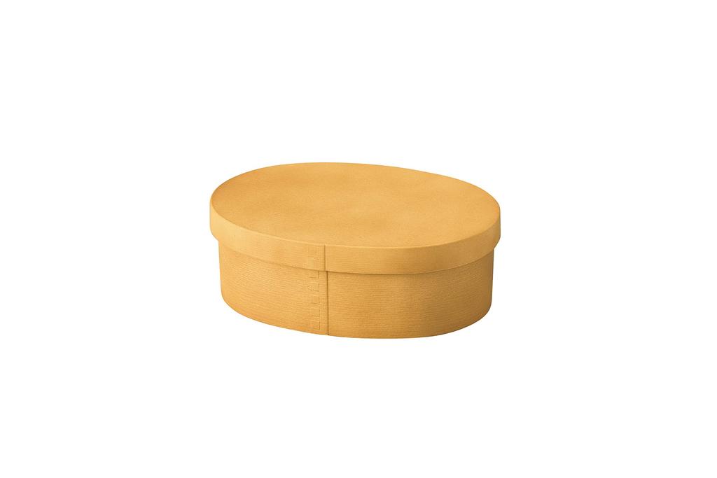 Tatsumiya Garden Magewappa Lunch Sand 30371 Single-Tier Box, Beige, Small,