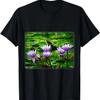 Purple Water Lily Flowers T-Shirt