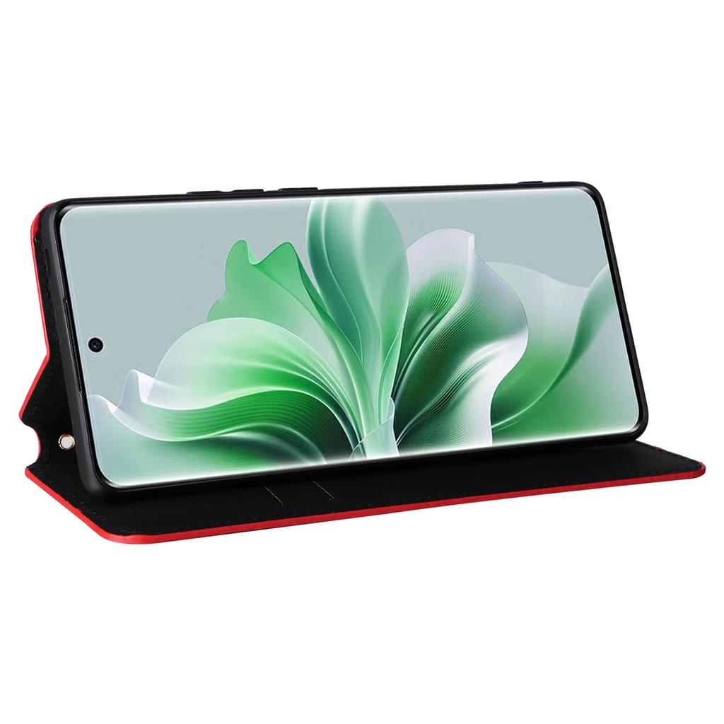 For Oppo Reno11 Pro 5G/Reno11 (China) 5G Wallet Case Leather Cover Magnetic Closing