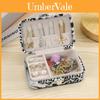 Leopard Print Jewelry Box With Pu Leather And Velvet For Travel And Gift Giving
