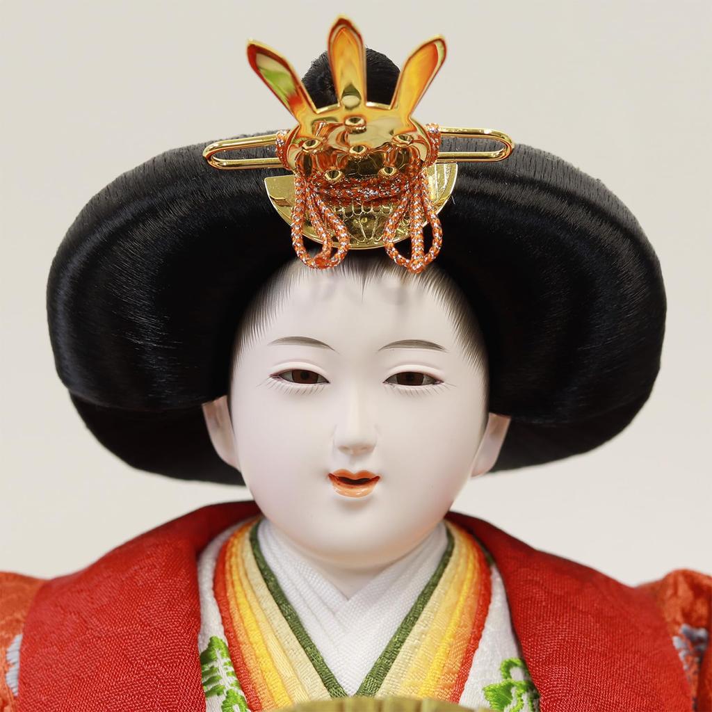 Hina Hina Crown Flat Crown Width 75 X Depth 40 X Height Costume Clothes Yellow Oak Dye Dolls, Dolls, Decoration, Decoration, Decoration, 42.5cm,