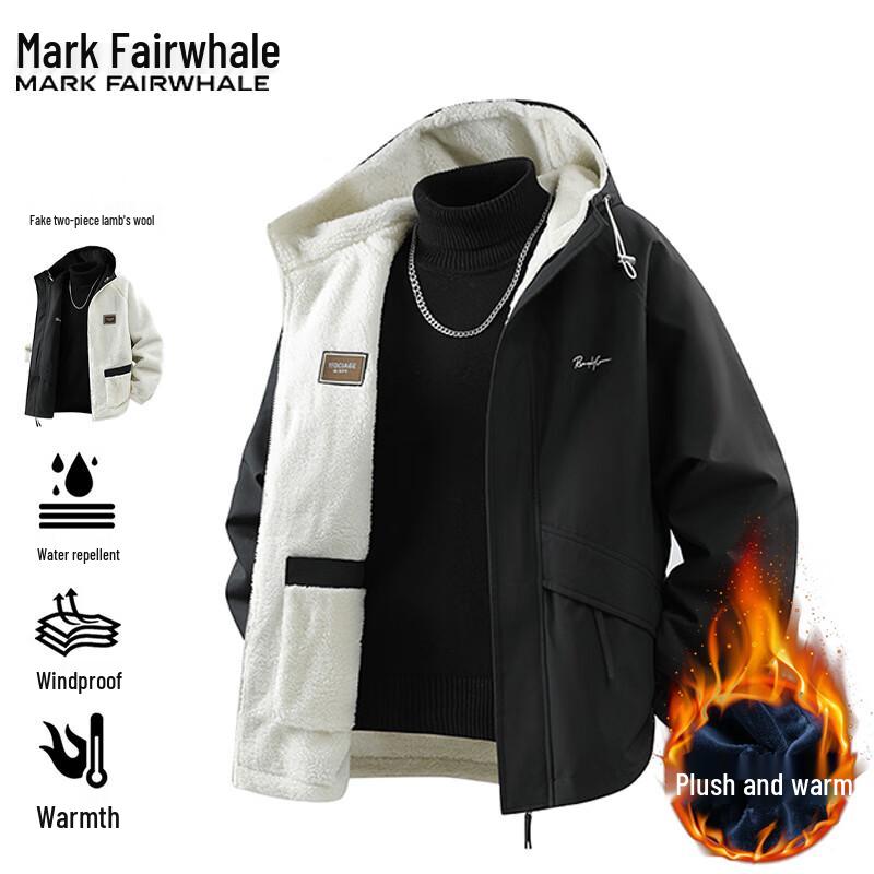 Mark Fairwhale Men's Reversible Lambswool Winter Jacket