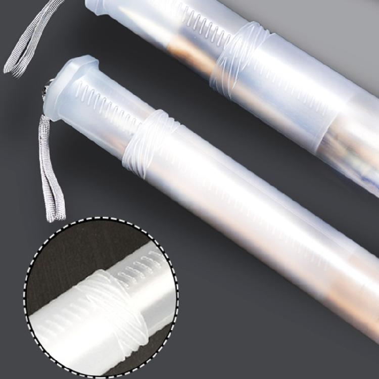 Shatterproof Plastic Writing Brush Storage With Customizable Sections For Different Sized Writing Brushes