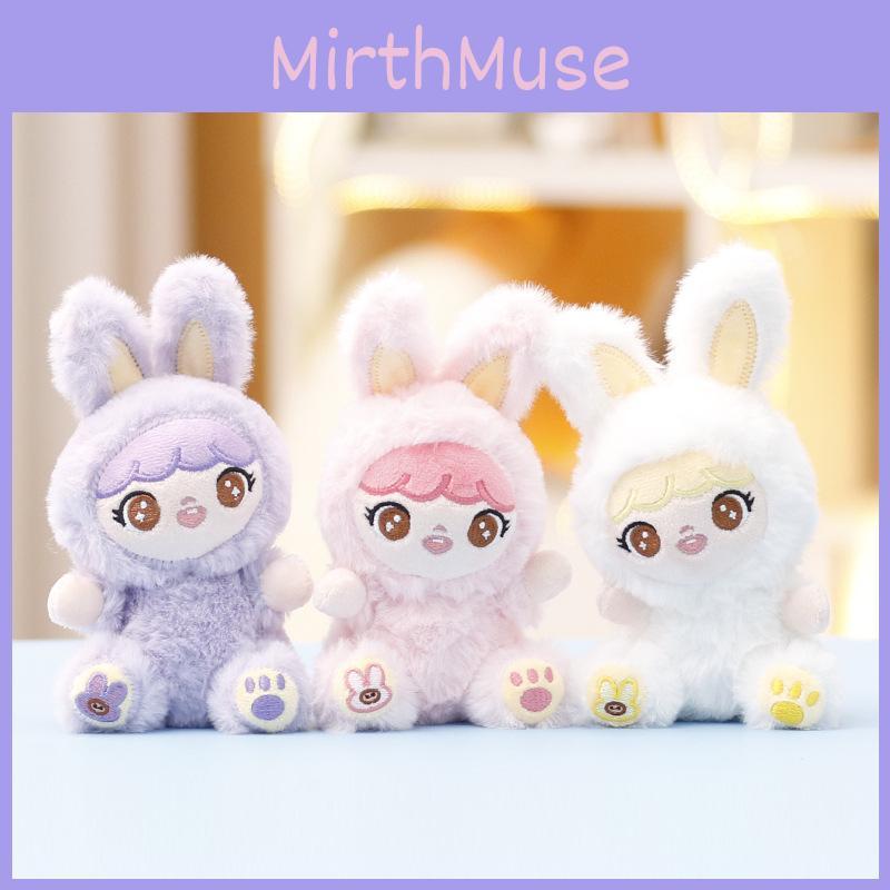 Baby Three Plush Rabbit Keychain Cute Soft Toy For Girls Gift Collectors Item