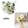 Small Fresh Natural Wind Simulation Flower Daisy Princess Persimmon Home Decoration Flower Arrangement Ornaments  Arrangements Photography Props