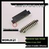 TFM-110 20-Pin 1.27mm Male 2-Row Board-to-Board Connector
