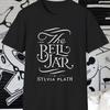 THE BELL JAR Shirt, Sylvia Plath, 70s Graphic, U.S. Book Cover | Poet, Virginia Woolf, Anne Sexton, Susan Sontag, Emily Dickinson, 60s T-shirt