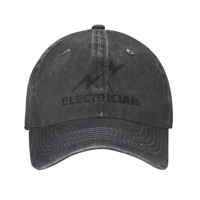 Punk Electrician Engineer Electrical Power Unisex Cotton Baseball Cap Adult Adjustable Dad Hat Women Unisex Sports